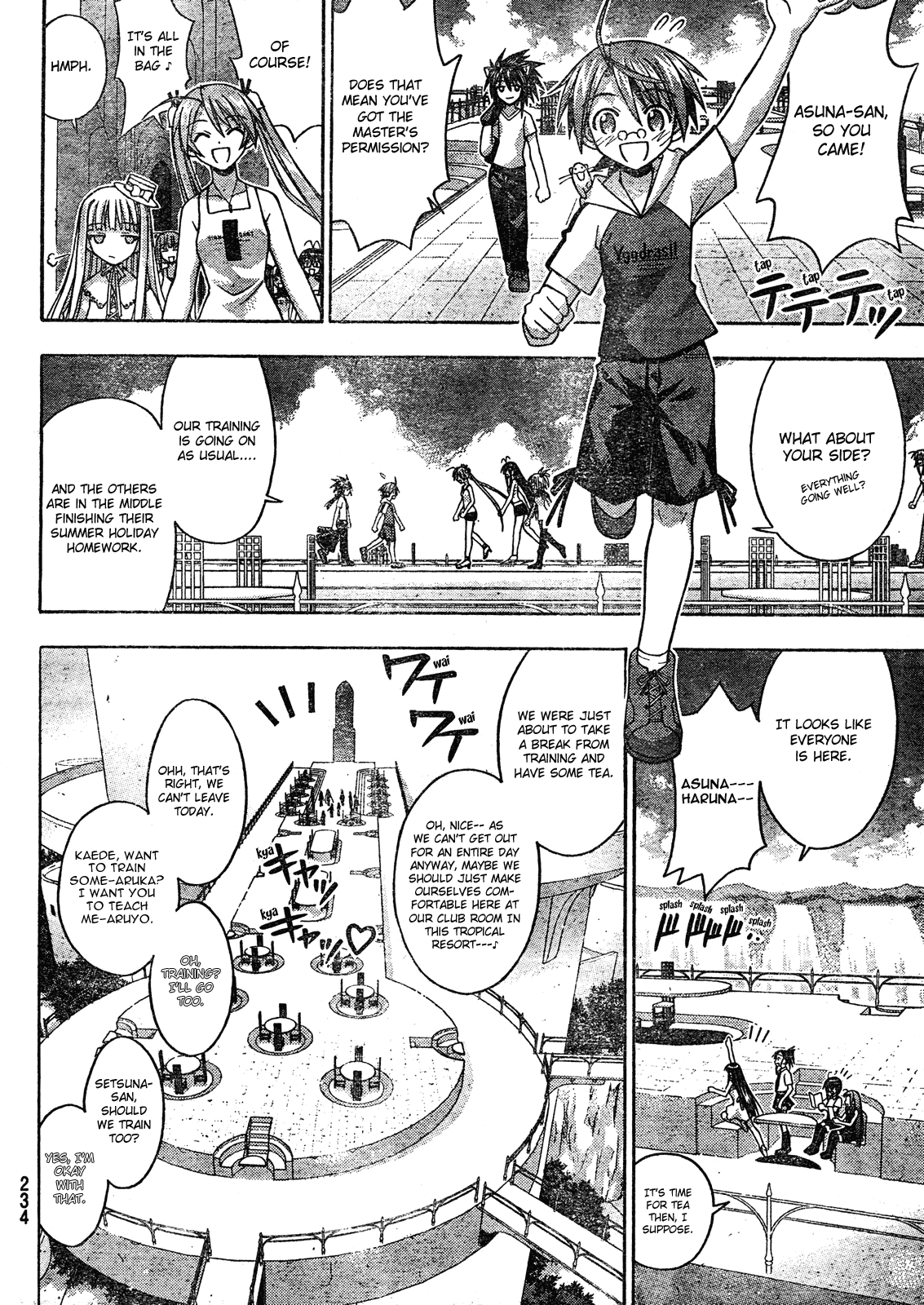 Mahou Sensei Negima! Chapter 170 page 7 - Chapter 170: Outragous Club President Appointment Test