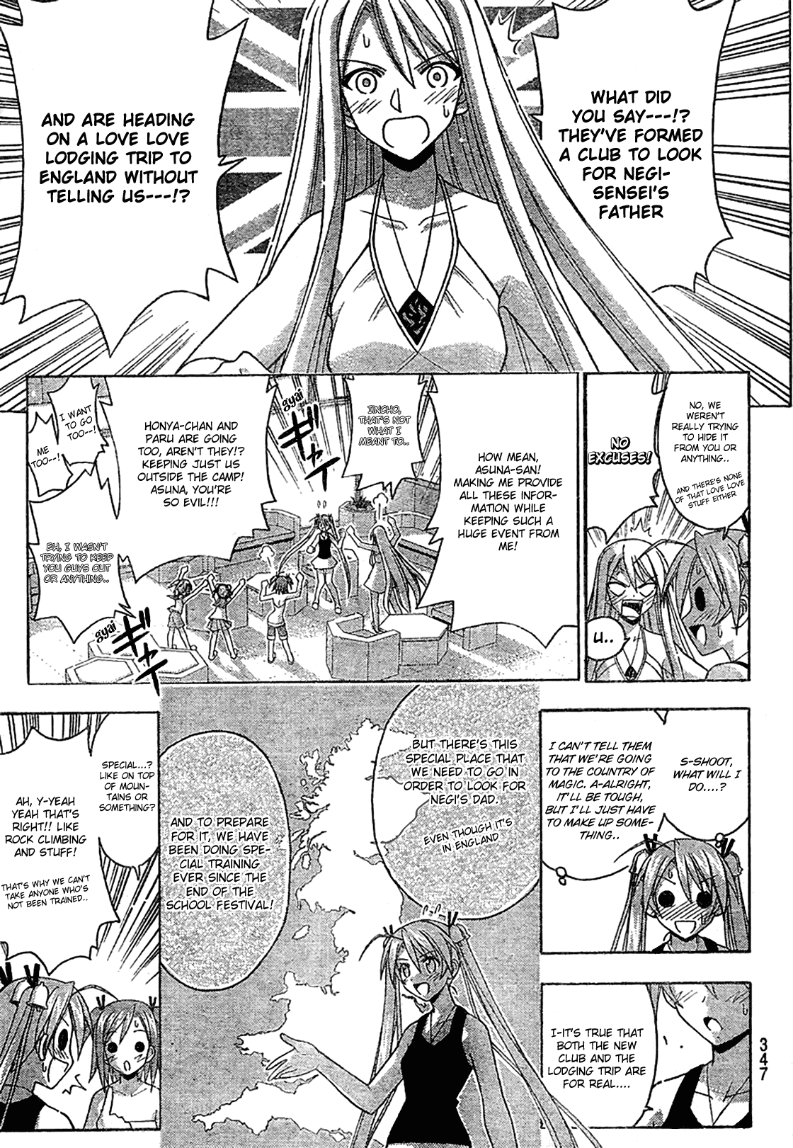 Mahou Sensei Negima! Chapter 176 page 11 - Chapter 176: Club Negima (Temporary Name) Growing in Numbers ♡