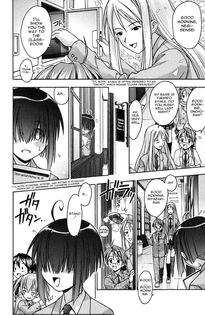 Mahou Sensei Negima! Chapter 2 page 8 - Chapter 2: A heart-thumping close call in the library