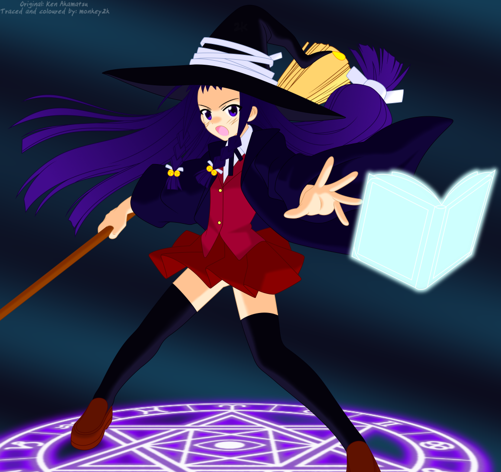 Mahou Sensei Negima! Chapter 212 page 1 - Chapter 212: 100km Broom Rally; Falling Clothes and Danger Ahead ♡