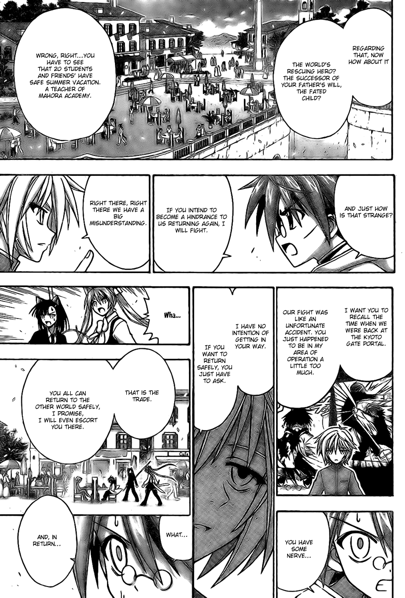Mahou Sensei Negima! Chapter 222 page 15 - Chapter 222: Negi vs. Fate