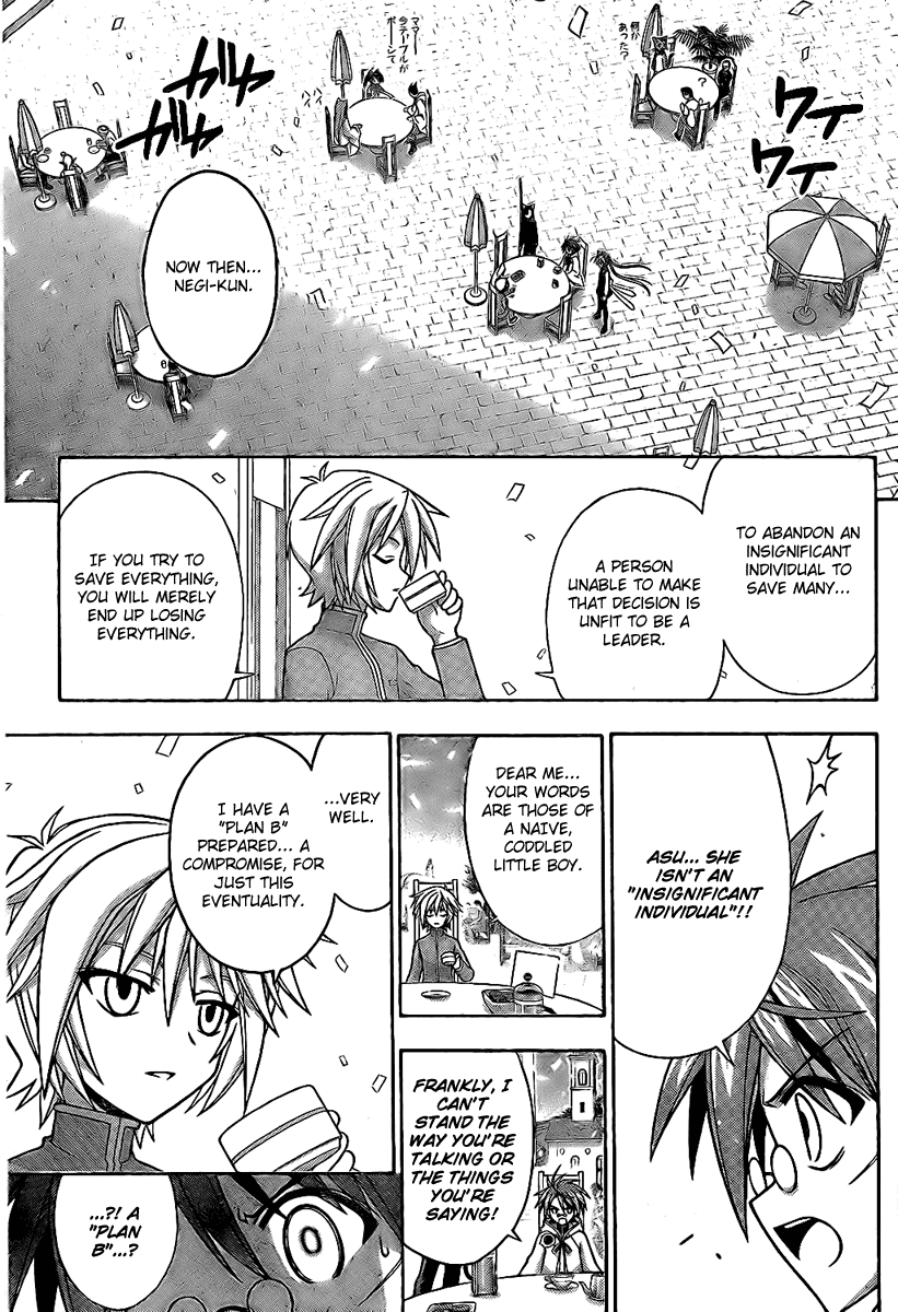 Mahou Sensei Negima! Chapter 223 page 14 - Chapter 223: Negi's Party vs. Fate's Party
