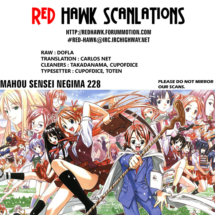 Mahou Sensei Negima! Chapter 228 page 20 - Chapter 228: Negi's Party Assembled!