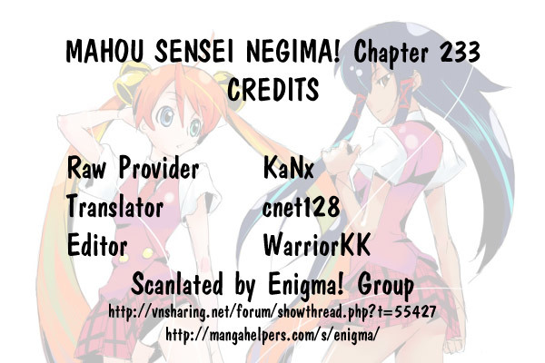 Mahou Sensei Negima! Chapter 233 page 19 - Chapter 233: EP1: 'Rakan Sets Out ♡' - To Eternity