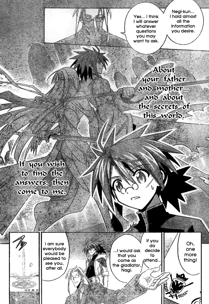 Mahou Sensei Negima! Chapter 256 page 6 - Chapter 256: Invitation from the Darkness