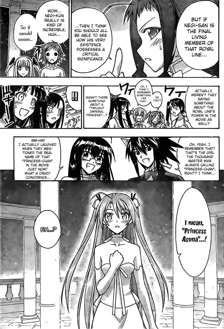 Mahou Sensei Negima! Chapter 270 page 11 - Chapter 270: Your Answer, Please!