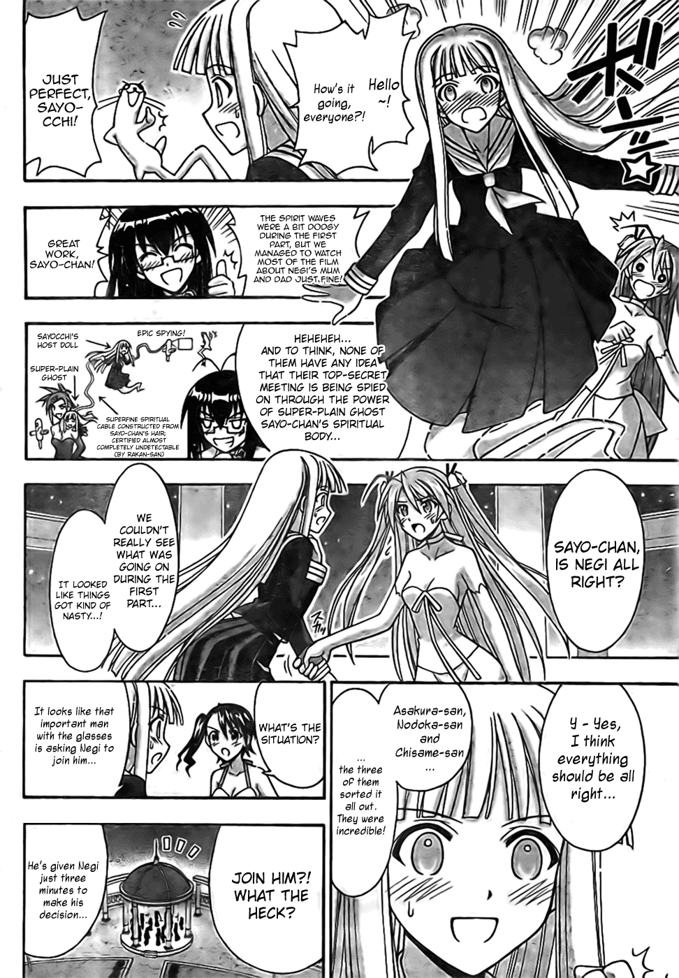 Mahou Sensei Negima! Chapter 270 page 14 - Chapter 270: Your Answer, Please!