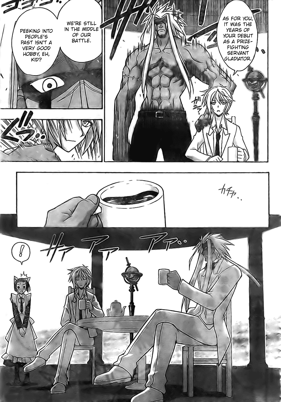 Mahou Sensei Negima! Chapter 271 page 12 - Chapter 271: Dilemma! The Legendary Mercenary Swordsman