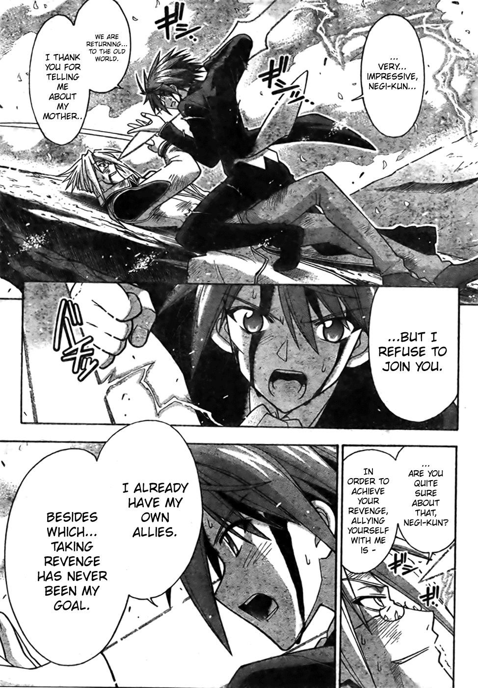 Mahou Sensei Negima! Chapter 273 page 8 - Chapter 273: I Believe in My Father and Friends!!