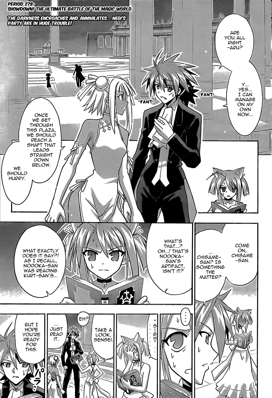 Mahou Sensei Negima! Chapter 278 page 1 - Chapter 278: Conclusion! Showdown Between the Magical World's Top Elites