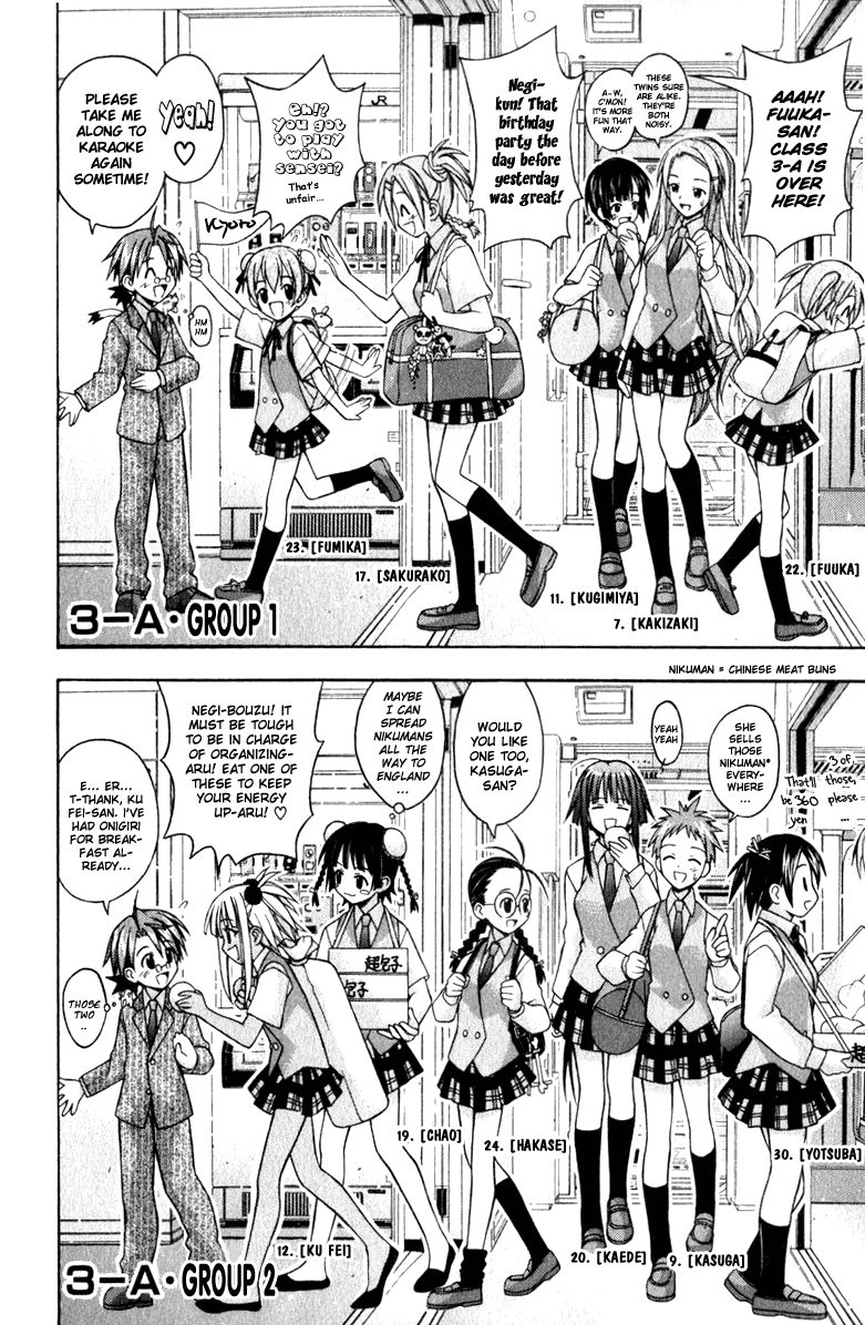 Mahou Sensei Negima! Chapter 28 page 6 - Chapter 28: Amphibian Panic on the Shinkansen!