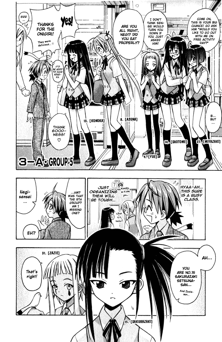 Mahou Sensei Negima! Chapter 28 page 8 - Chapter 28: Amphibian Panic on the Shinkansen!