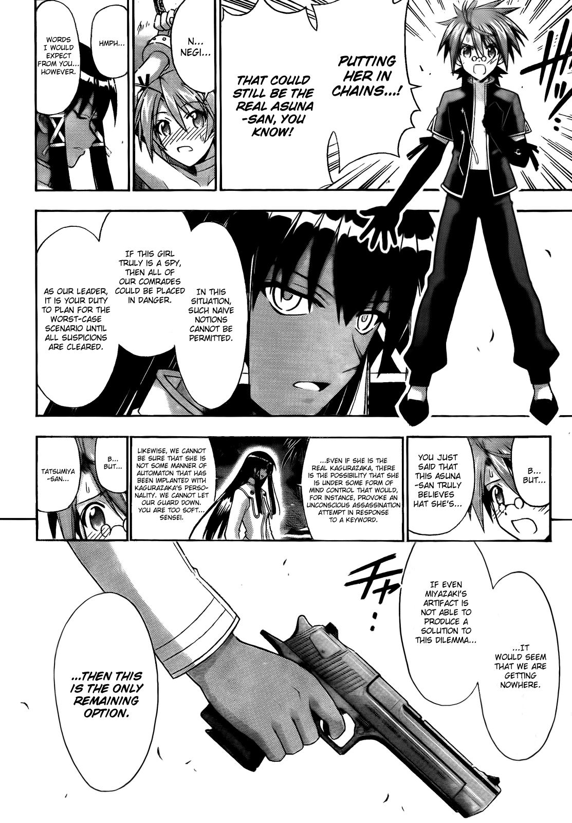 Mahou Sensei Negima! Chapter 283 page 12 - Chapter 283: A Fierce Attack on Asuna! ♡