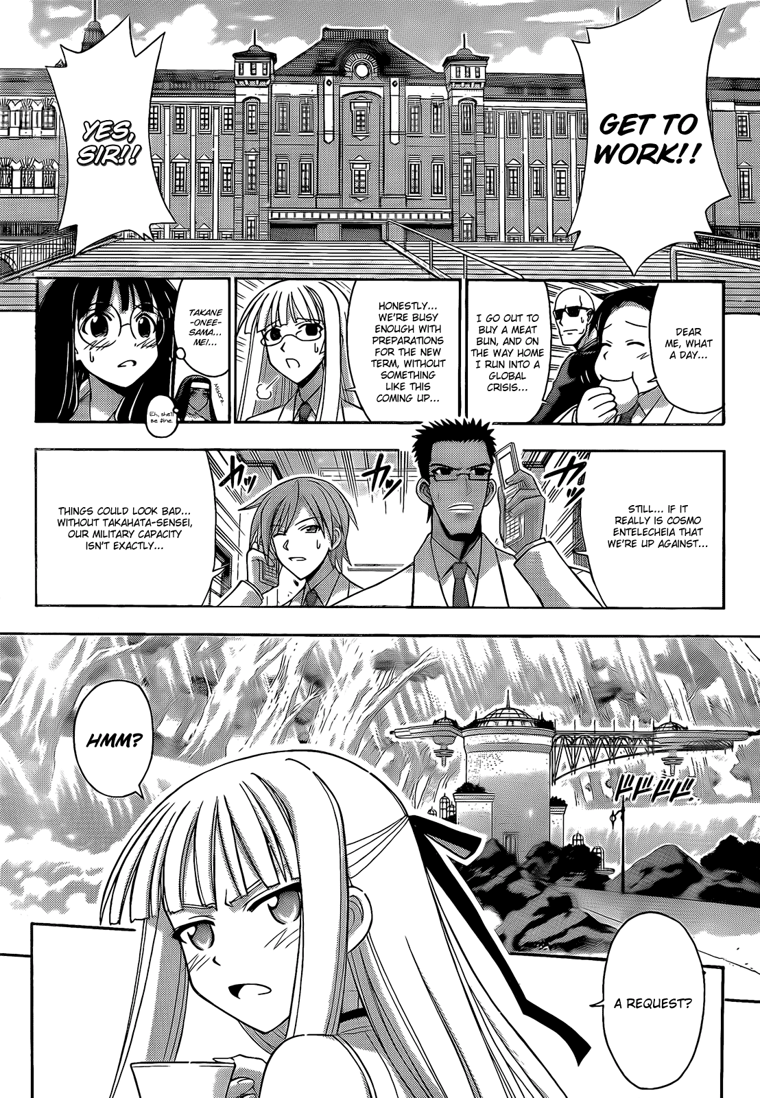 Mahou Sensei Negima! Chapter 287 page 14 - Chapter 287: Mahora Academy Prepares for Battle!!