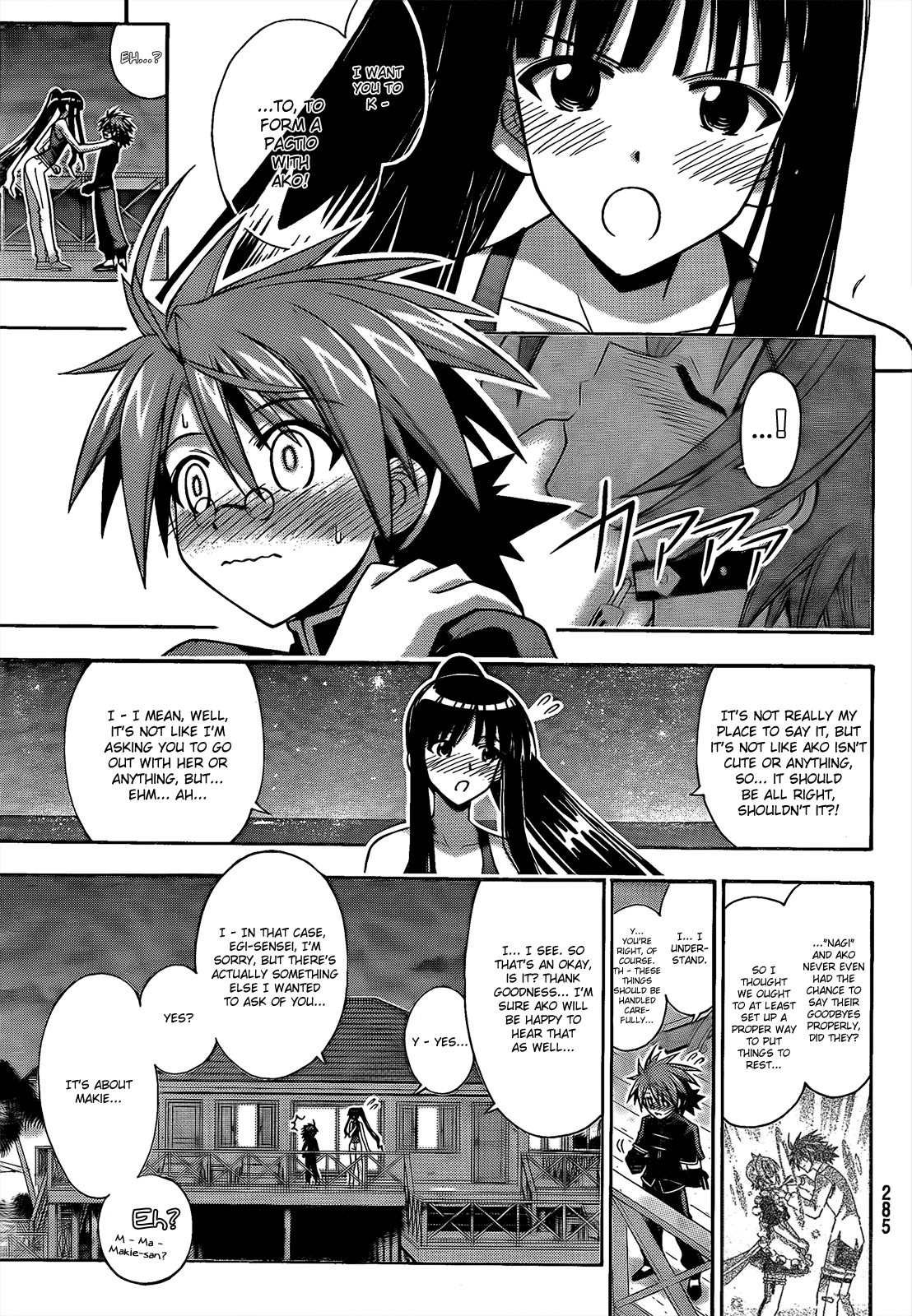 Mahou Sensei Negima! Chapter 288 page 10 - Chapter 288: Secret Confession