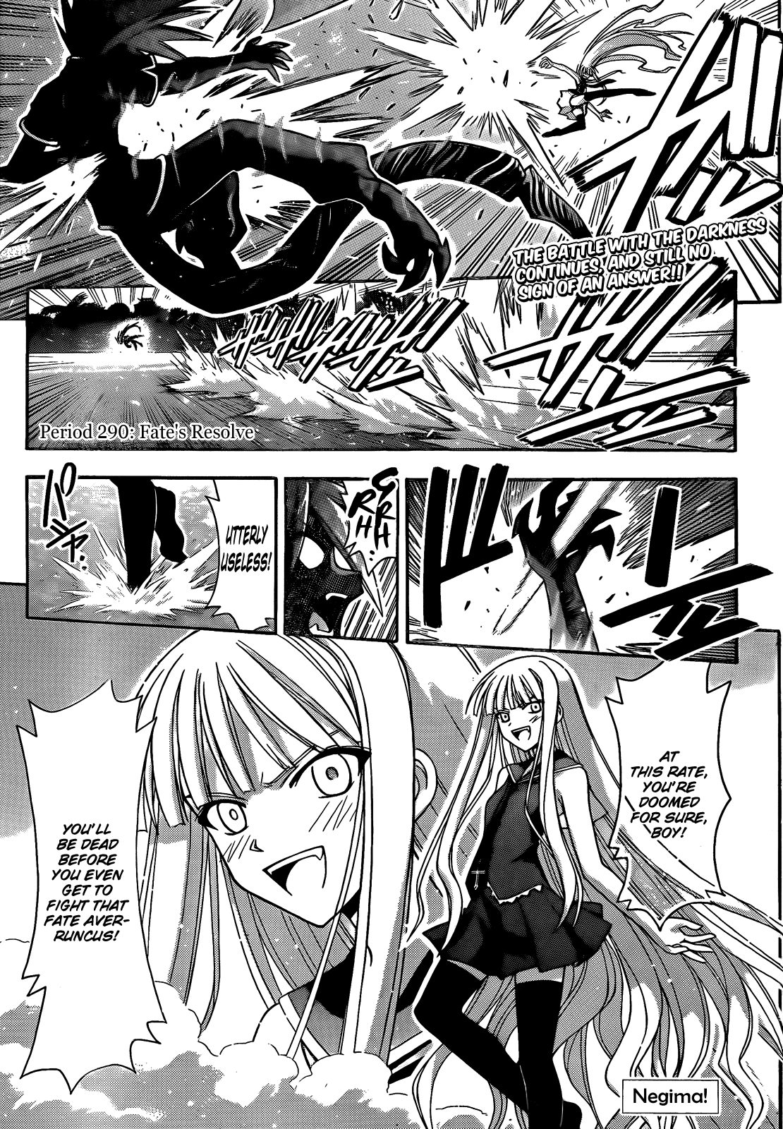 Mahou Sensei Negima! Chapter 290 page 2 - Chapter 290: Fate's Resolve