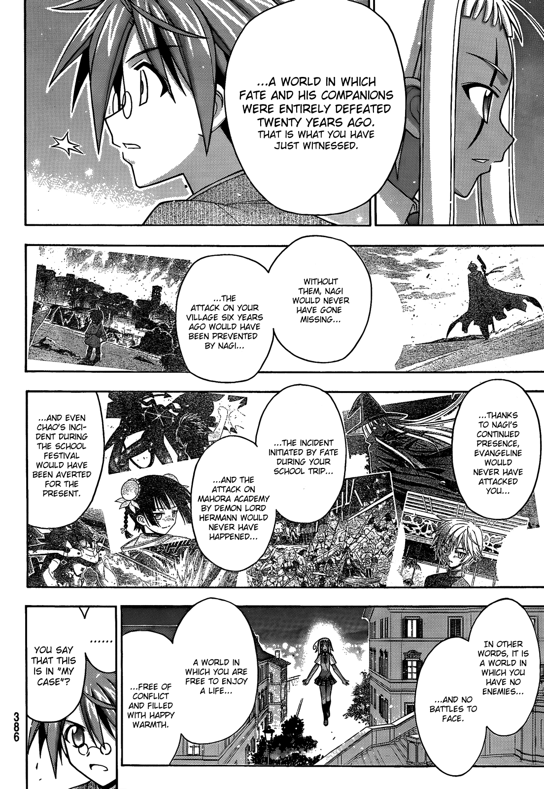 Mahou Sensei Negima! Chapter 297 page 12 - Chapter 297: Cosmo Entelecheia