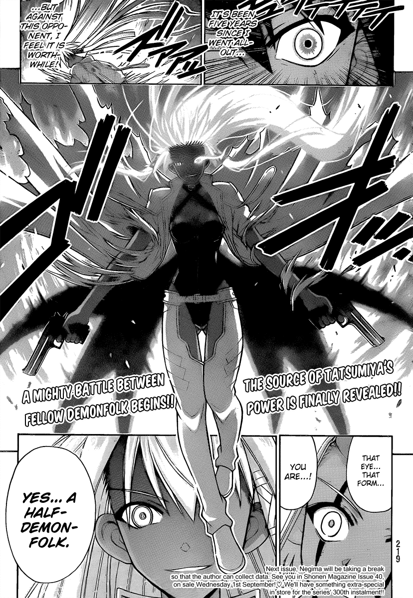 Mahou Sensei Negima! Chapter 299 page 15 - Chapter 299: Negi's Answer vs. Fate's Answer!