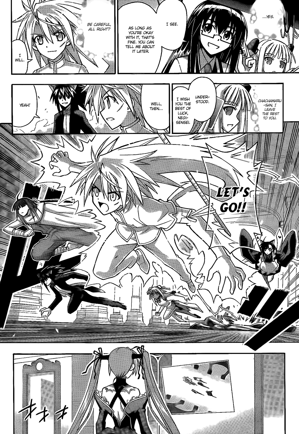 Mahou Sensei Negima! Chapter 300 page 4 - Chapter 300: Onward to Asuna!!