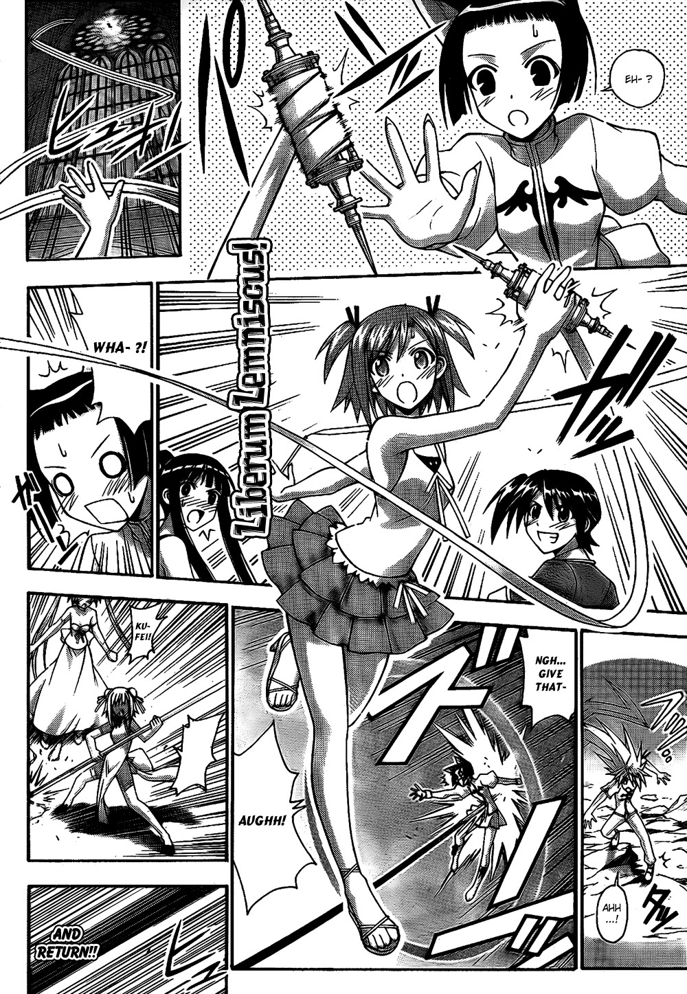 Mahou Sensei Negima! Chapter 302 page 14 - Chapter 302: All-Out Battle! Cosmo Entelecheia vs. Ala Alba!!