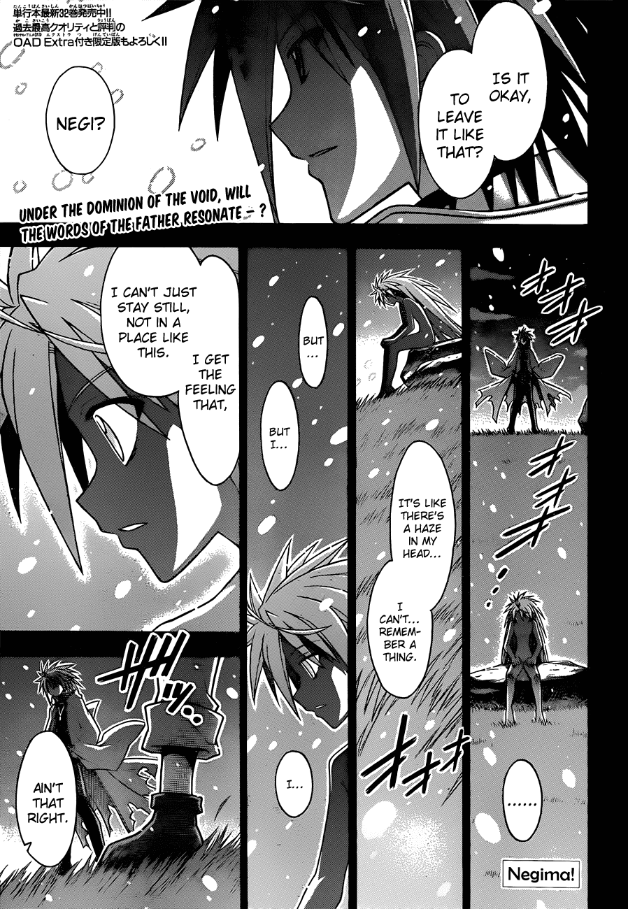 Mahou Sensei Negima! Chapter 314 page 1 - Chapter 314: Rebirth