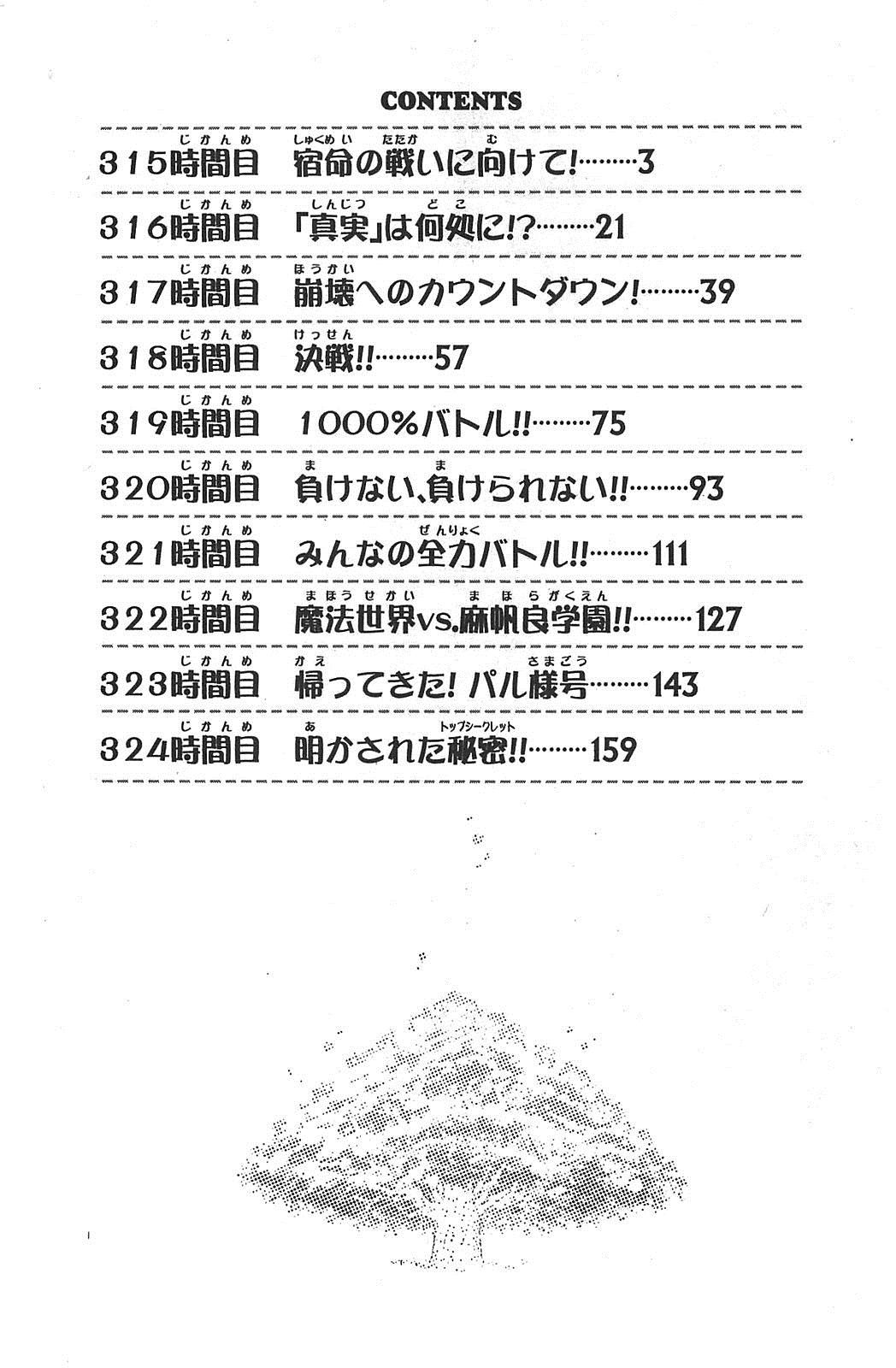 Mahou Sensei Negima! Chapter 315 page 4 - Chapter 315: Top Secret Revealed!!