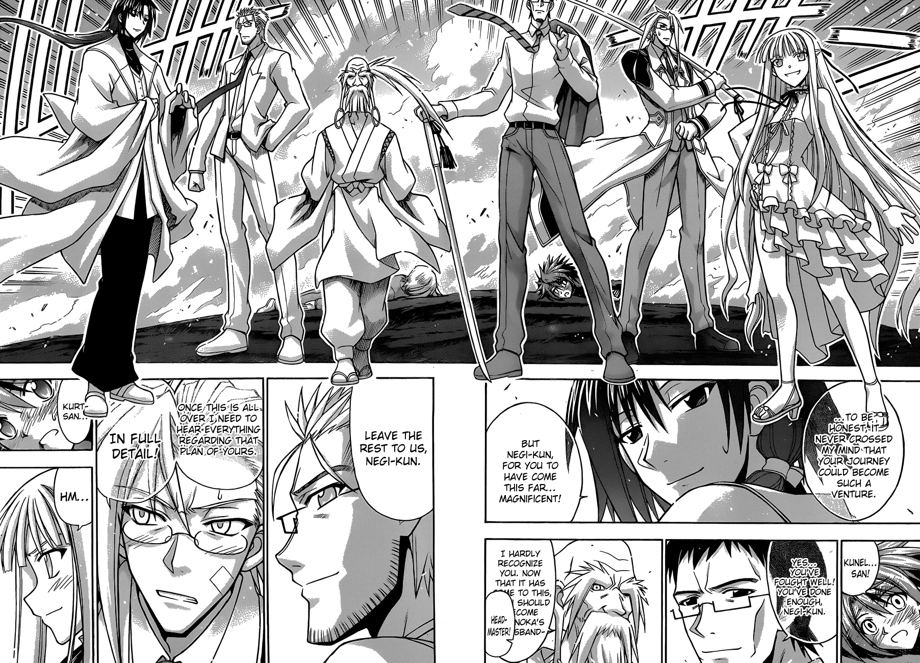 Mahou Sensei Negima! Chapter 331 page 9 - Chapter 331: Who has Survived?!!