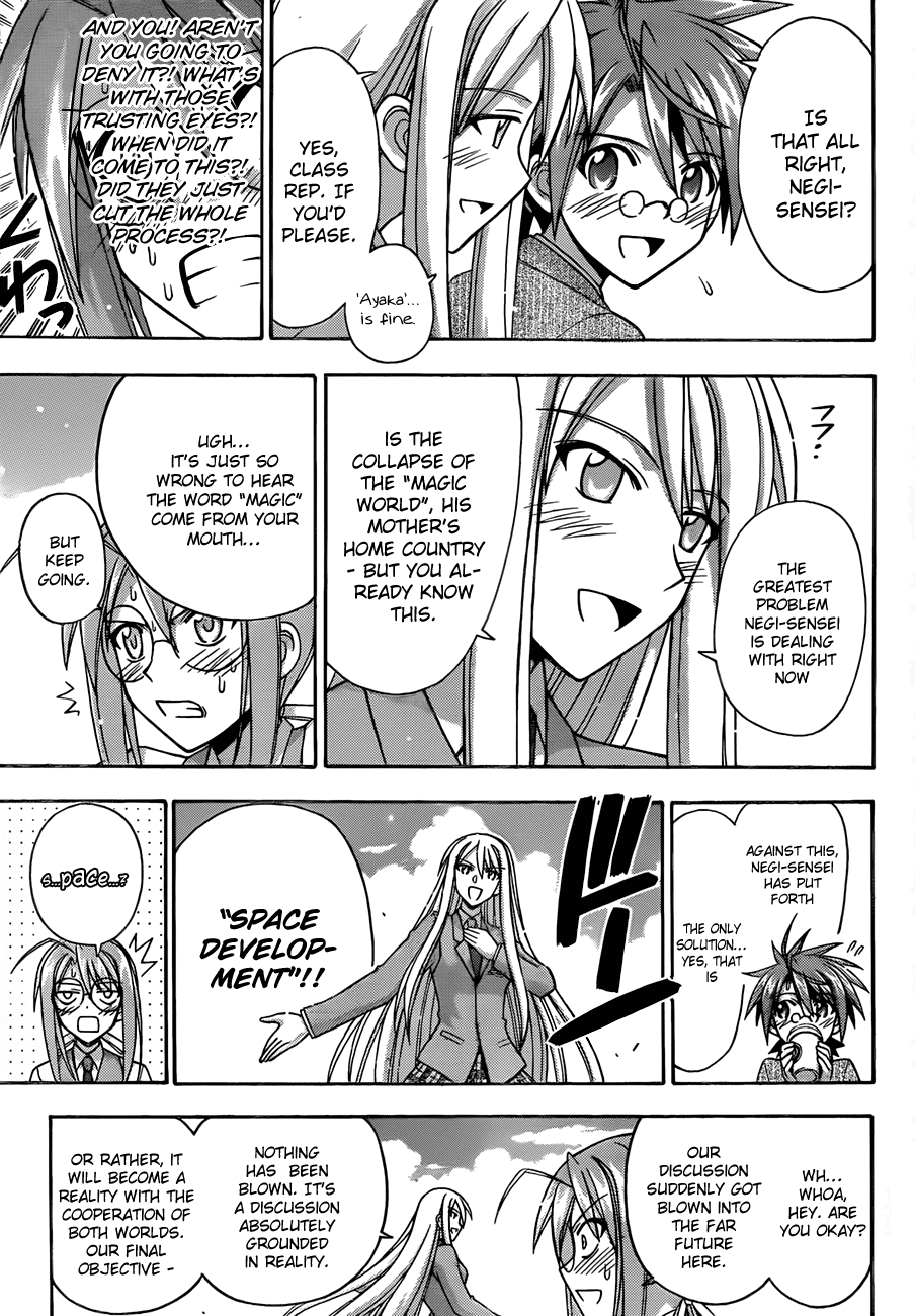 Mahou Sensei Negima! Chapter 338 page 13 - Chapter 338: A Beloved Space Development Project