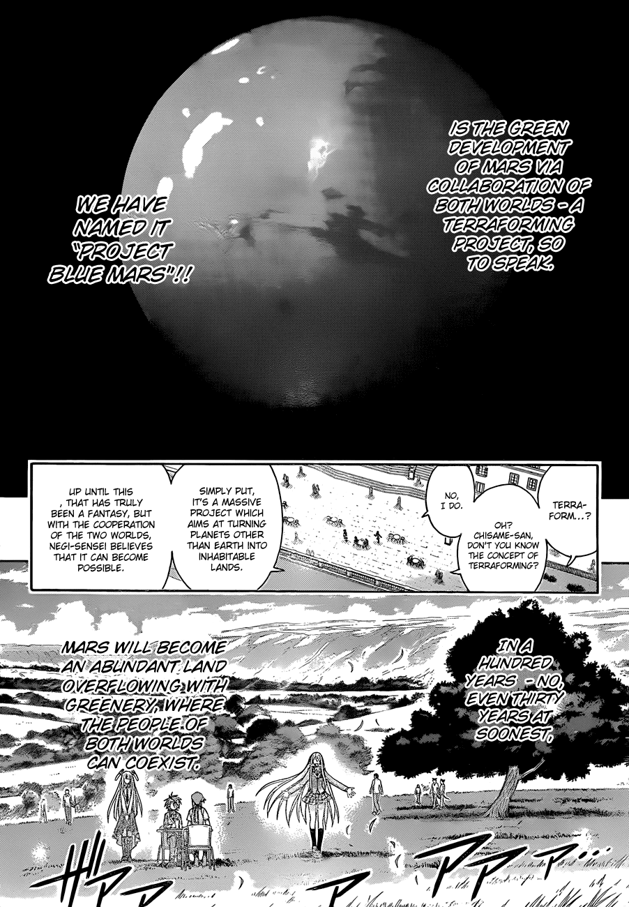 Mahou Sensei Negima! Chapter 338 page 14 - Chapter 338: A Beloved Space Development Project