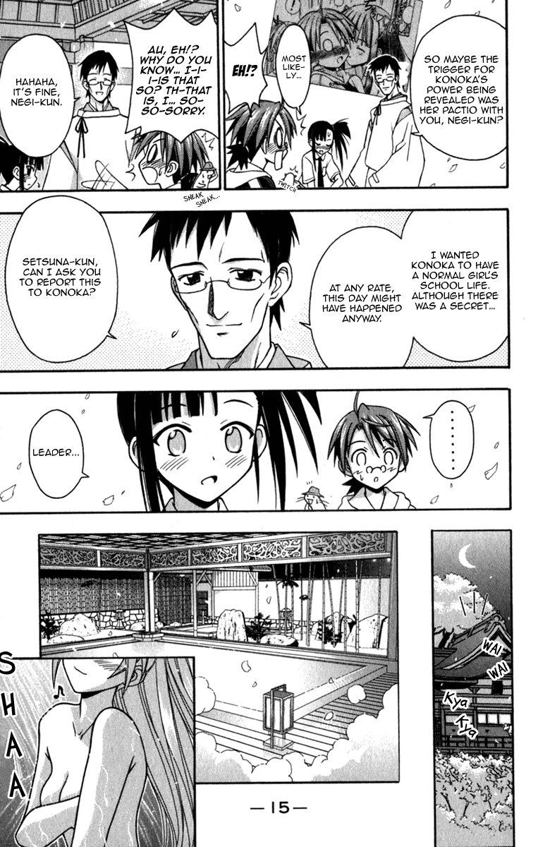 Mahou Sensei Negima! Chapter 44 page 14 - Chapter 44: Welcome to the Head Temple! ♡