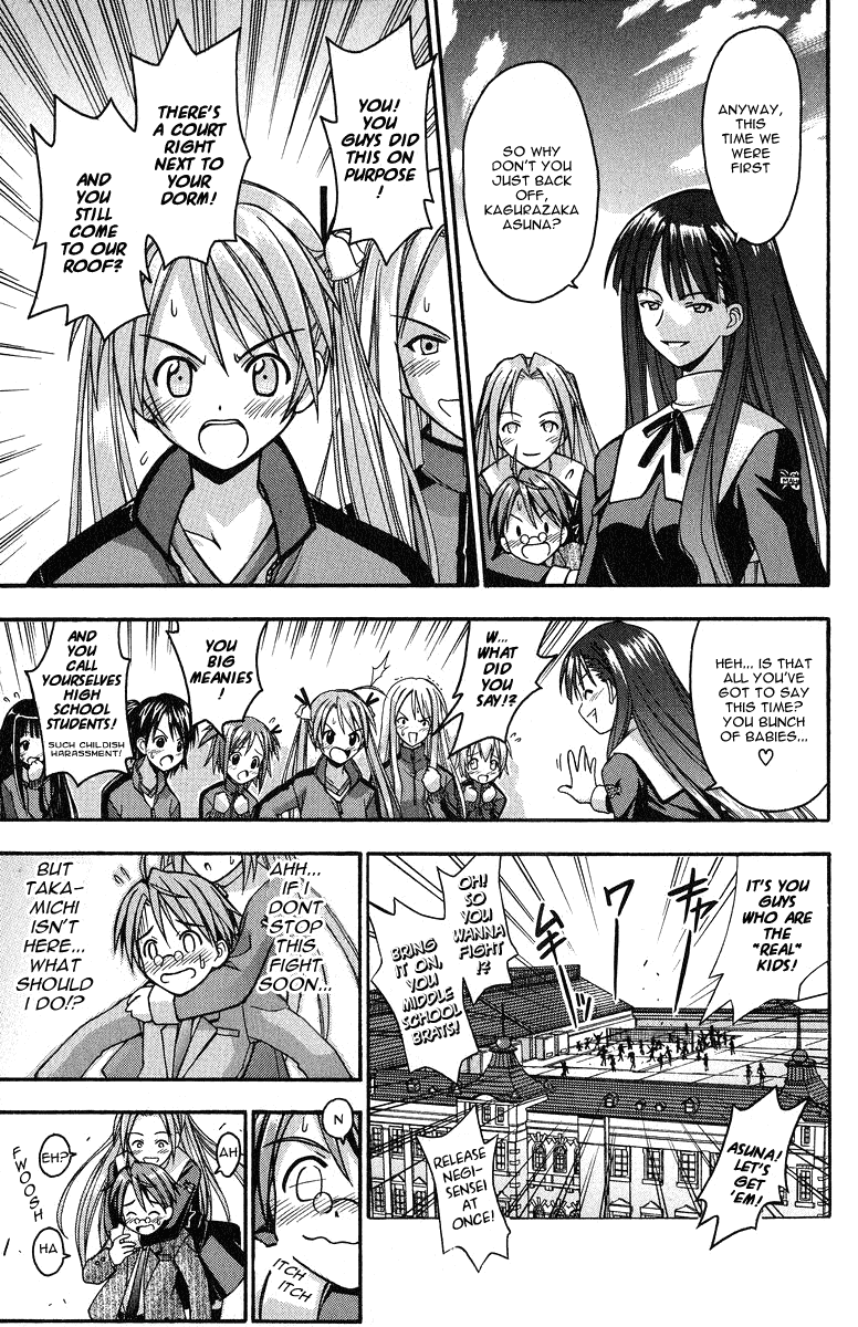 Mahou Sensei Negima! Chapter 5 page 15 - Chapter 5: Dodgeball showdown!! - Fight on, Girls! (Part 1)