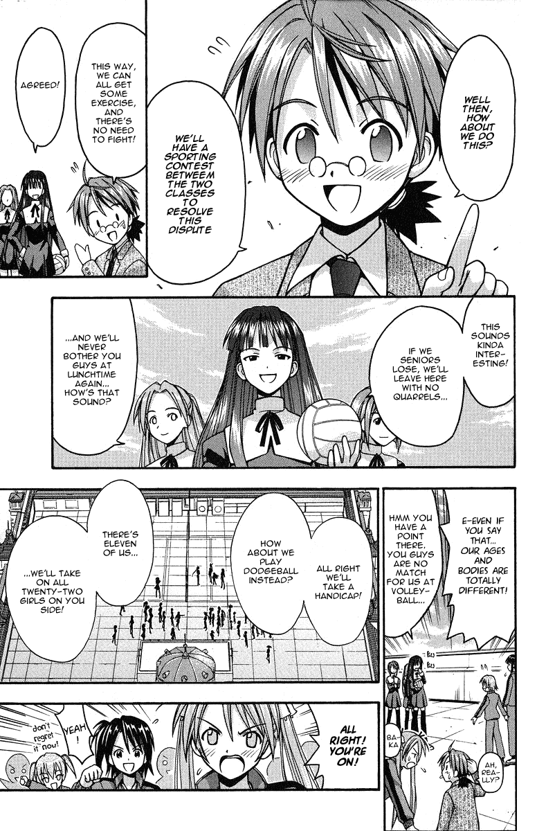 Mahou Sensei Negima! Chapter 5 page 17 - Chapter 5: Dodgeball showdown!! - Fight on, Girls! (Part 1)