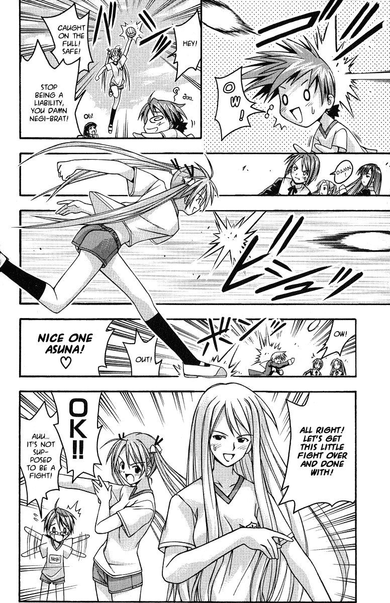 Mahou Sensei Negima! Chapter 5 page 20 - Chapter 5: Dodgeball showdown!! - Fight on, Girls! (Part 1)