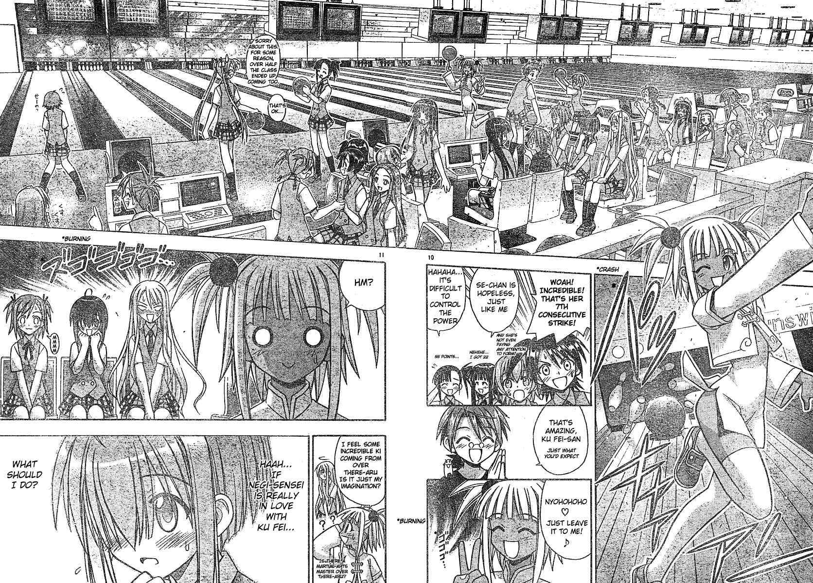 Mahou Sensei Negima! Chapter 55 page 10 - Chapter 55: Three-Way Action ♥