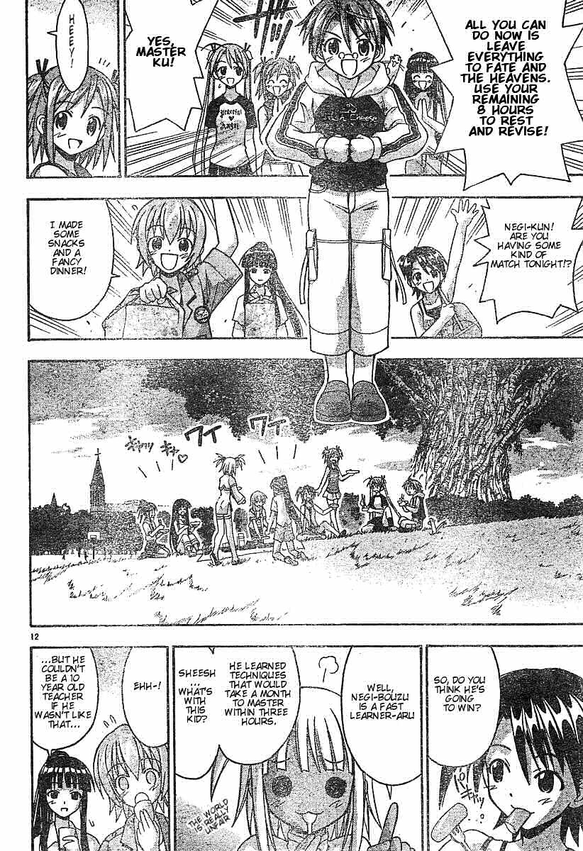 Mahou Sensei Negima! Chapter 57 page 12 - Chapter 57: Bring It Home (Part One)