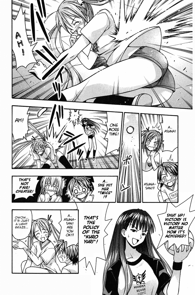Mahou Sensei Negima! Chapter 6 page 11 - Chapter 6: Dodgeball showdown!! - Fight on, Girls! (Part 2)