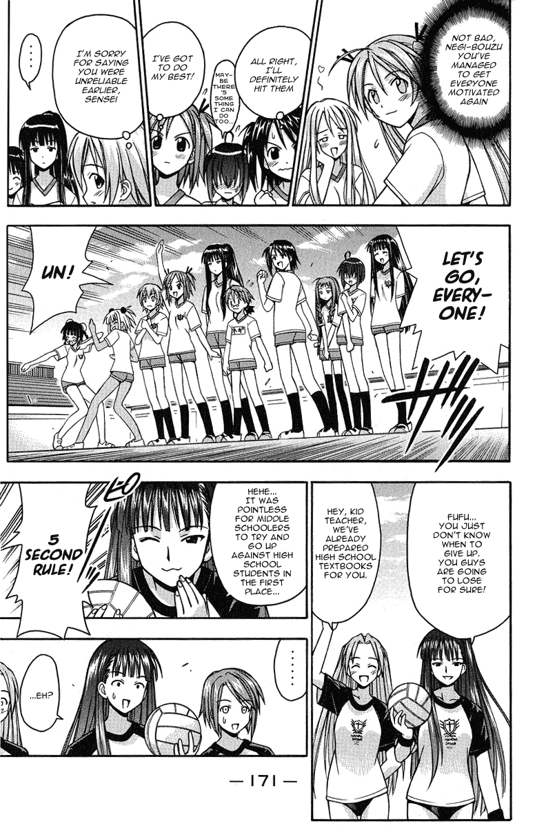 Mahou Sensei Negima! Chapter 6 page 14 - Chapter 6: Dodgeball showdown!! - Fight on, Girls! (Part 2)