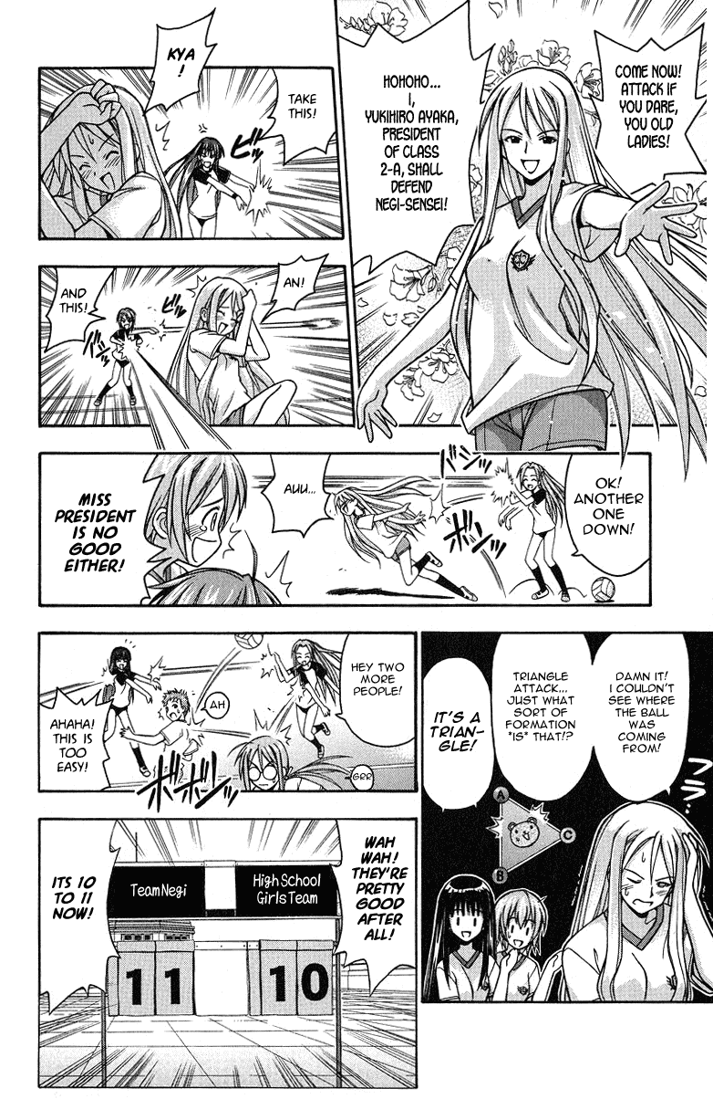 Mahou Sensei Negima! Chapter 6 page 9 - Chapter 6: Dodgeball showdown!! - Fight on, Girls! (Part 2)