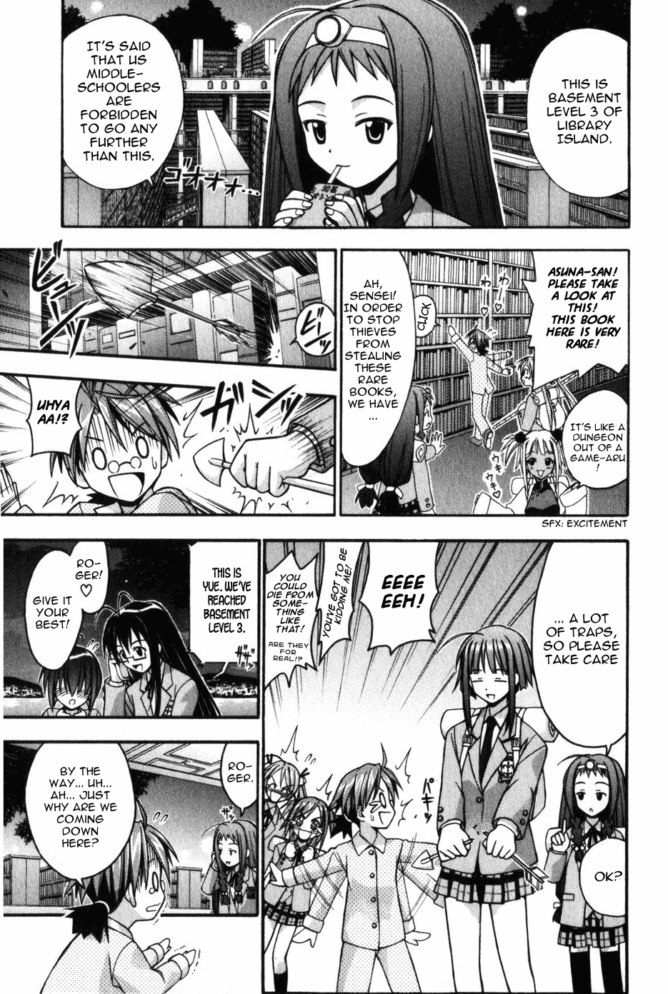 Mahou Sensei Negima! Chapter 8 page 4 - Chapter 8: The Baka Rangers and the Secret Library Island. The Big Game Plan fo