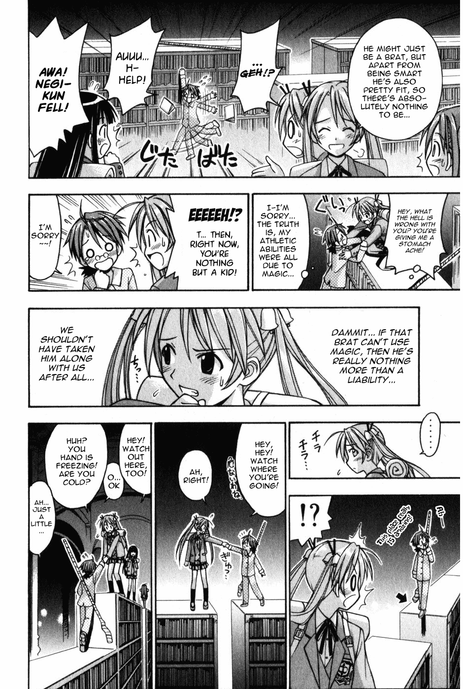 Mahou Sensei Negima! Chapter 8 page 9 - Chapter 8: The Baka Rangers and the Secret Library Island. The Big Game Plan fo