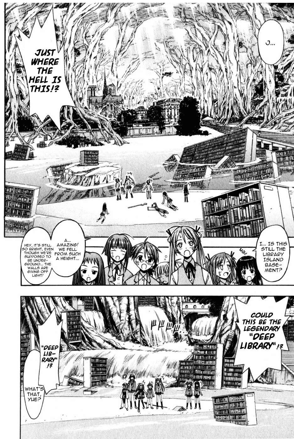 Mahou Sensei Negima! Chapter 9 page 6 - Chapter 9: The Baka Rangers and the Secret Library Island. The Big Game Plan fo