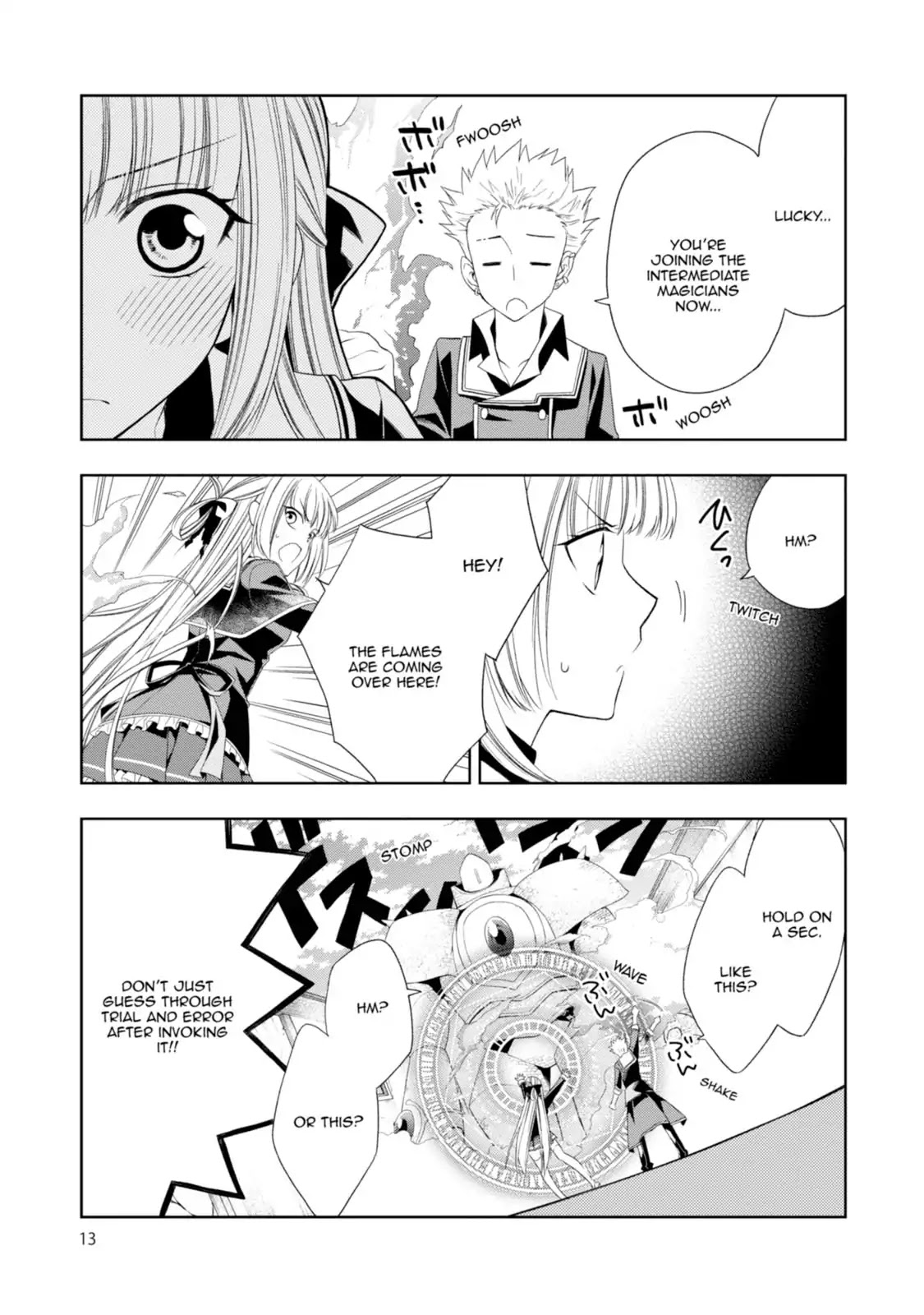 Mahou Sensou Chapter 13 page 14 - Chapter 13: Quartet in the Test