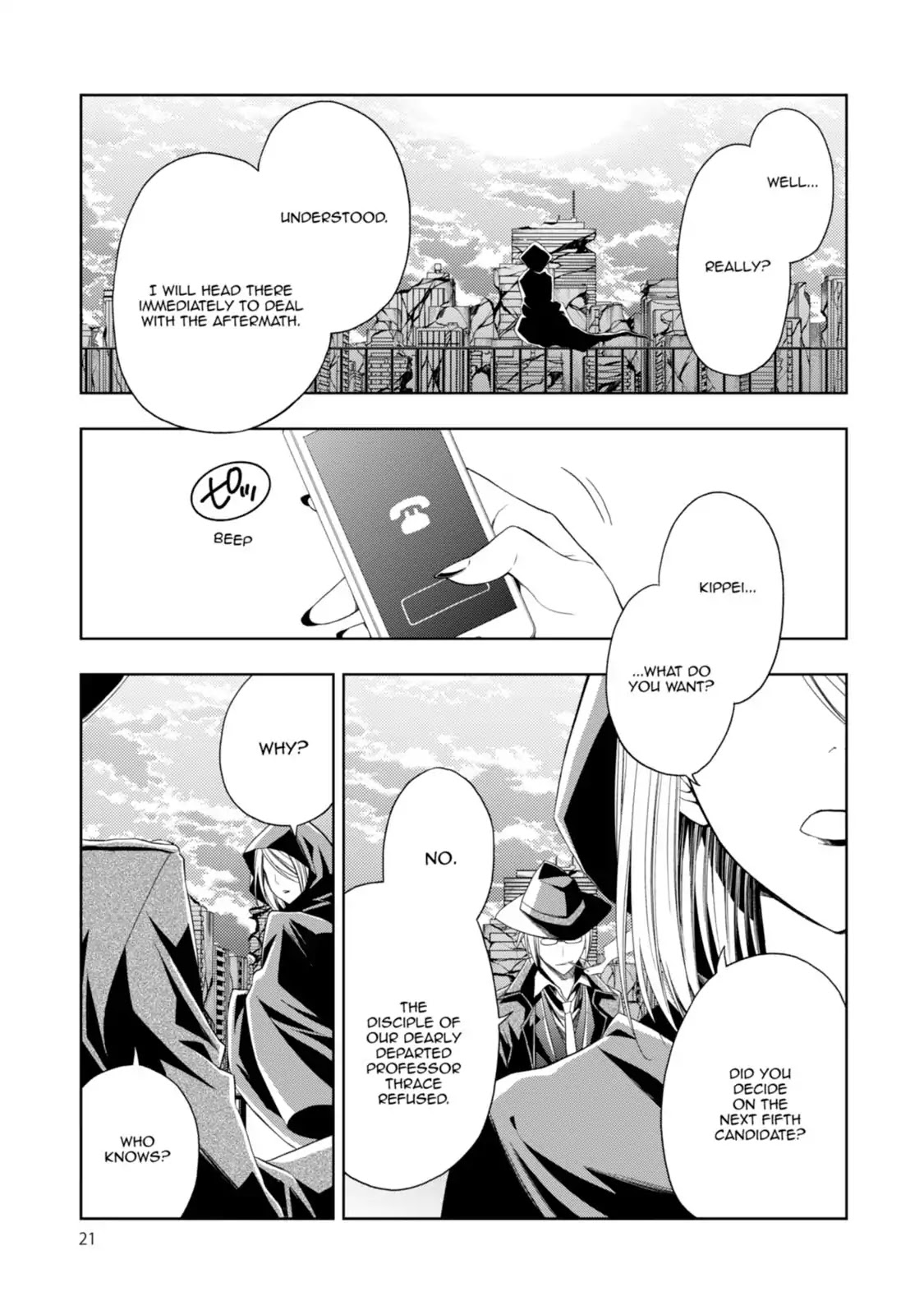 Mahou Sensou Chapter 13 page 21 - Chapter 13: Quartet in the Test