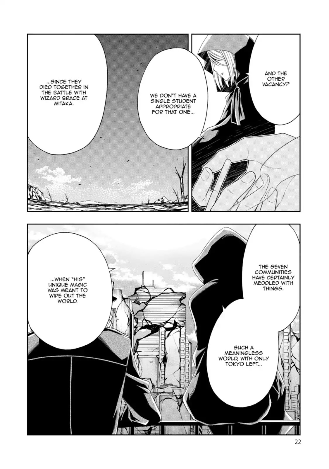 Mahou Sensou Chapter 13 page 22 - Chapter 13: Quartet in the Test