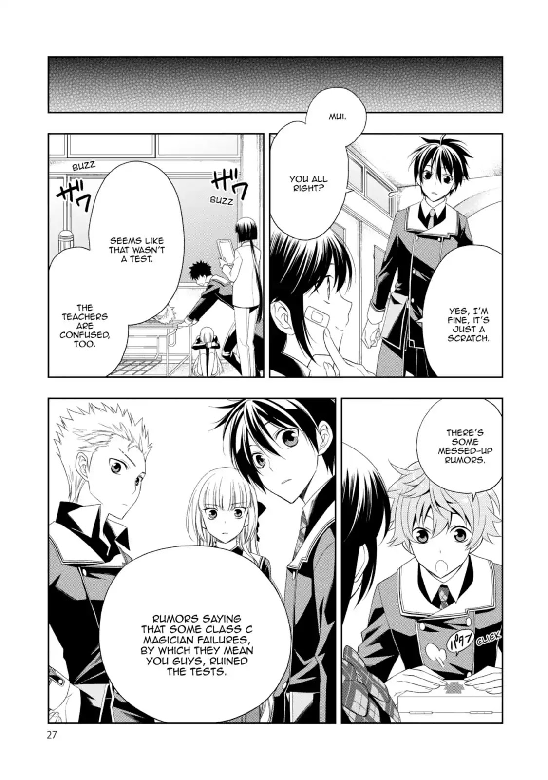 Mahou Sensou Chapter 13 page 27 - Chapter 13: Quartet in the Test