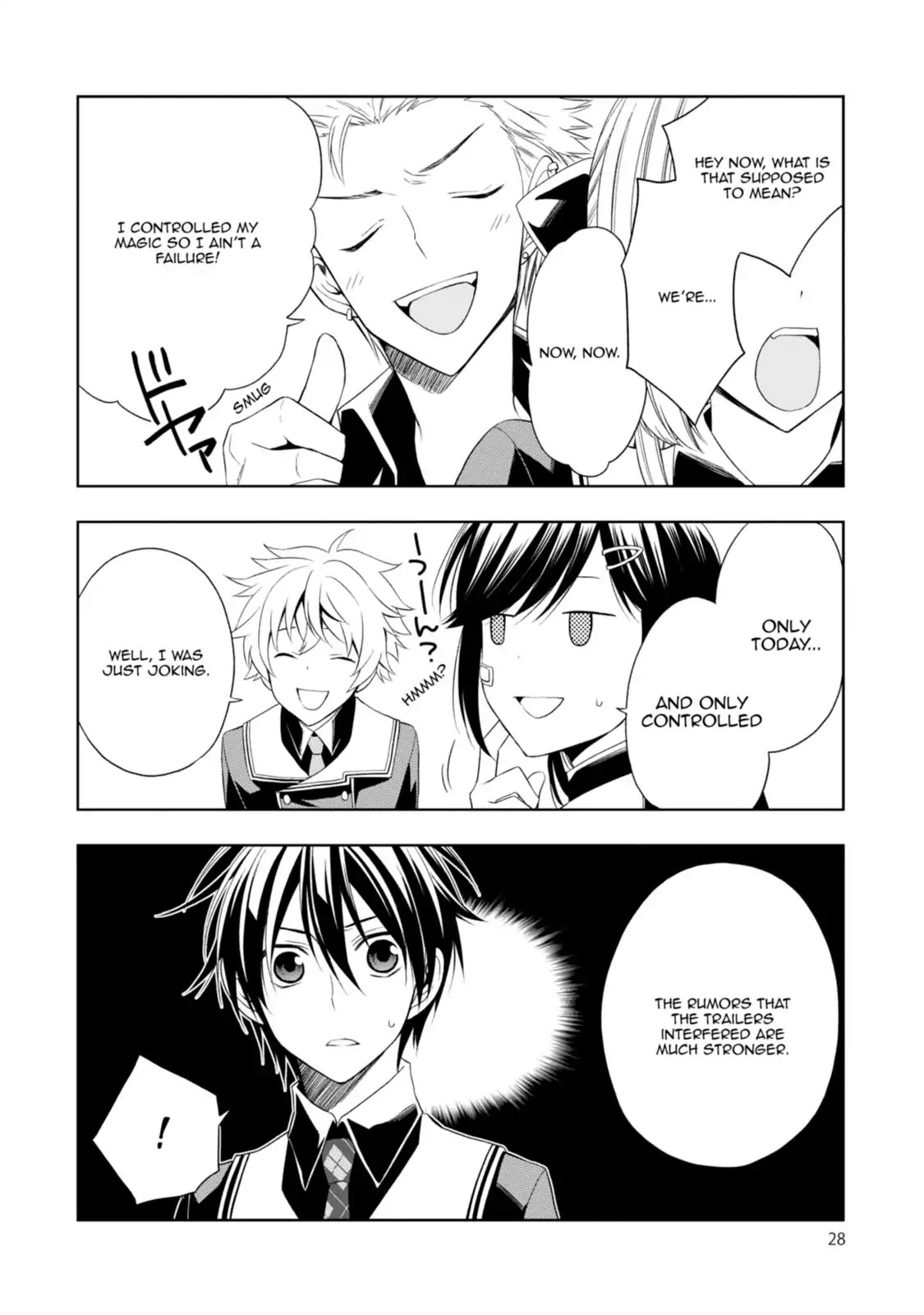 Mahou Sensou Chapter 13 page 28 - Chapter 13: Quartet in the Test