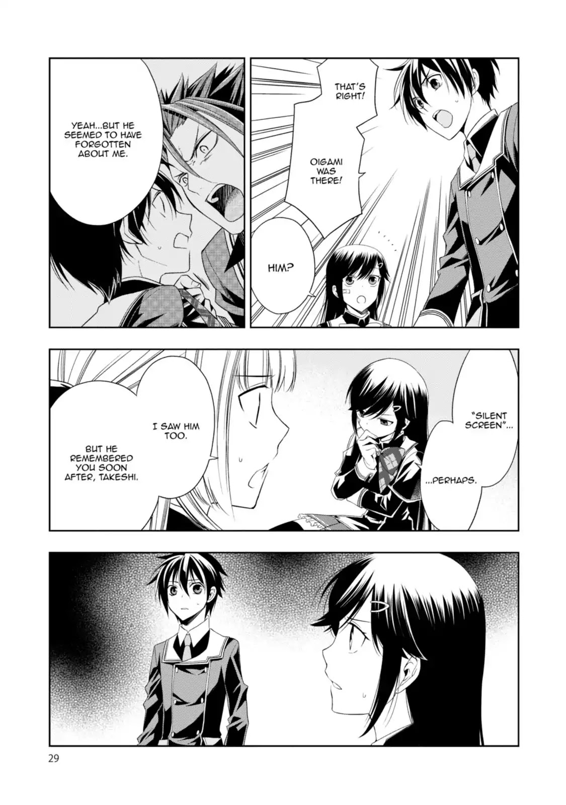 Mahou Sensou Chapter 13 page 29 - Chapter 13: Quartet in the Test