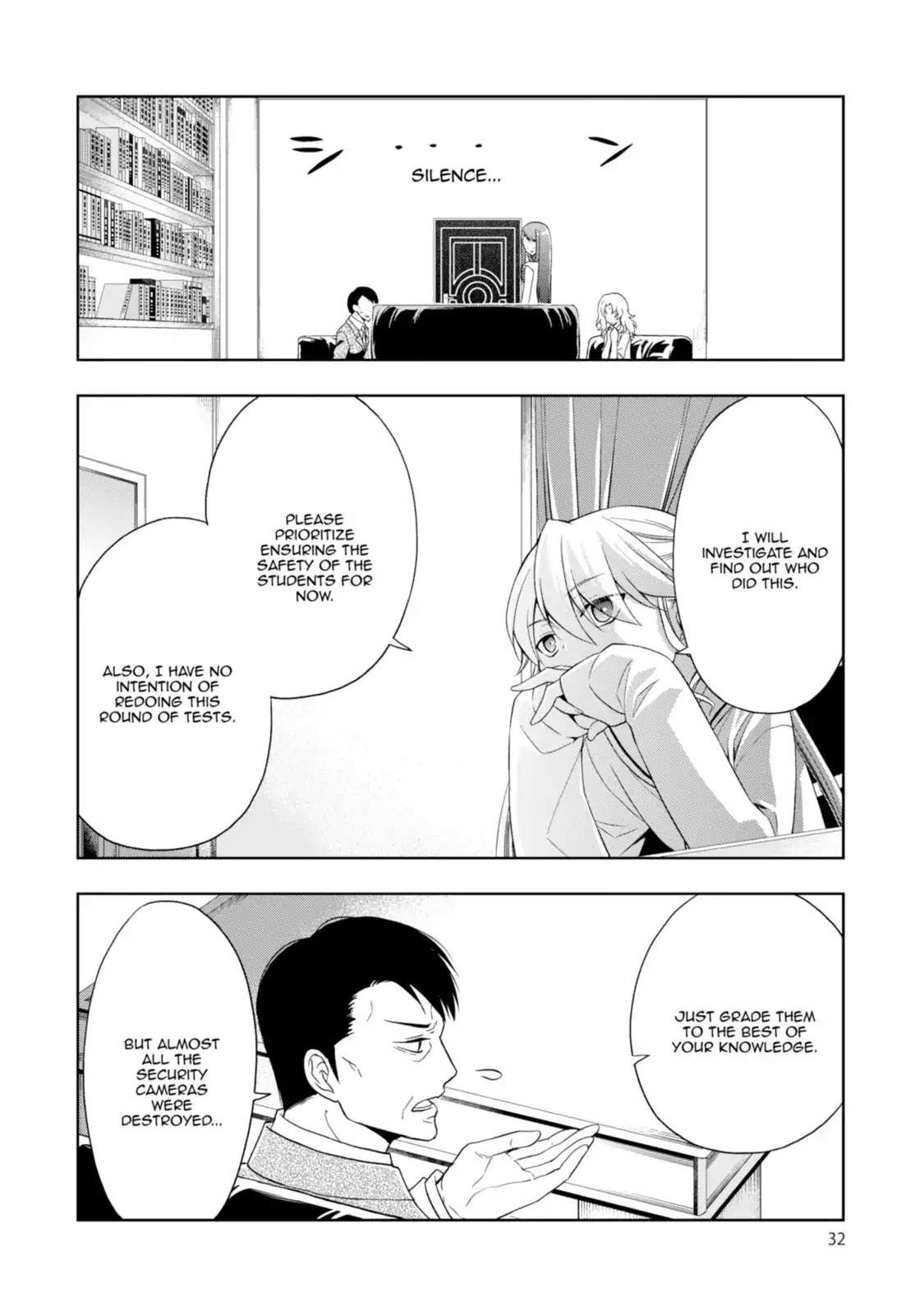 Mahou Sensou Chapter 13 page 32 - Chapter 13: Quartet in the Test