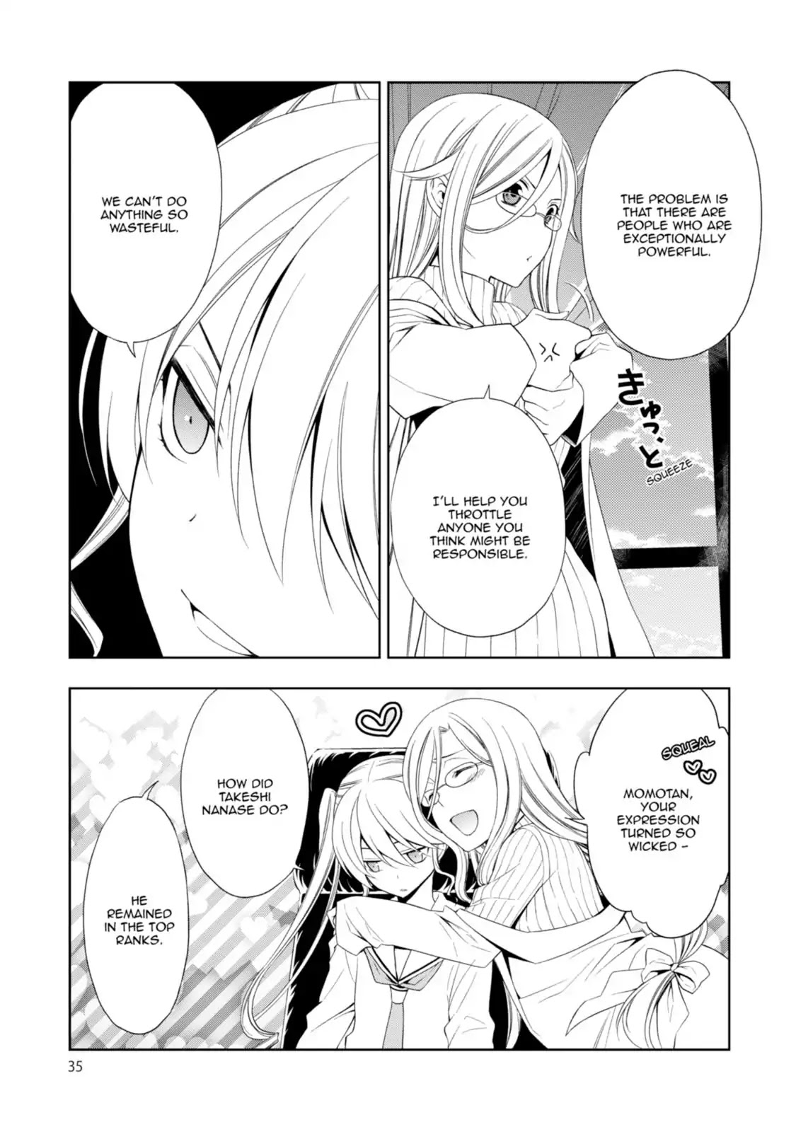 Mahou Sensou Chapter 13 page 35 - Chapter 13: Quartet in the Test