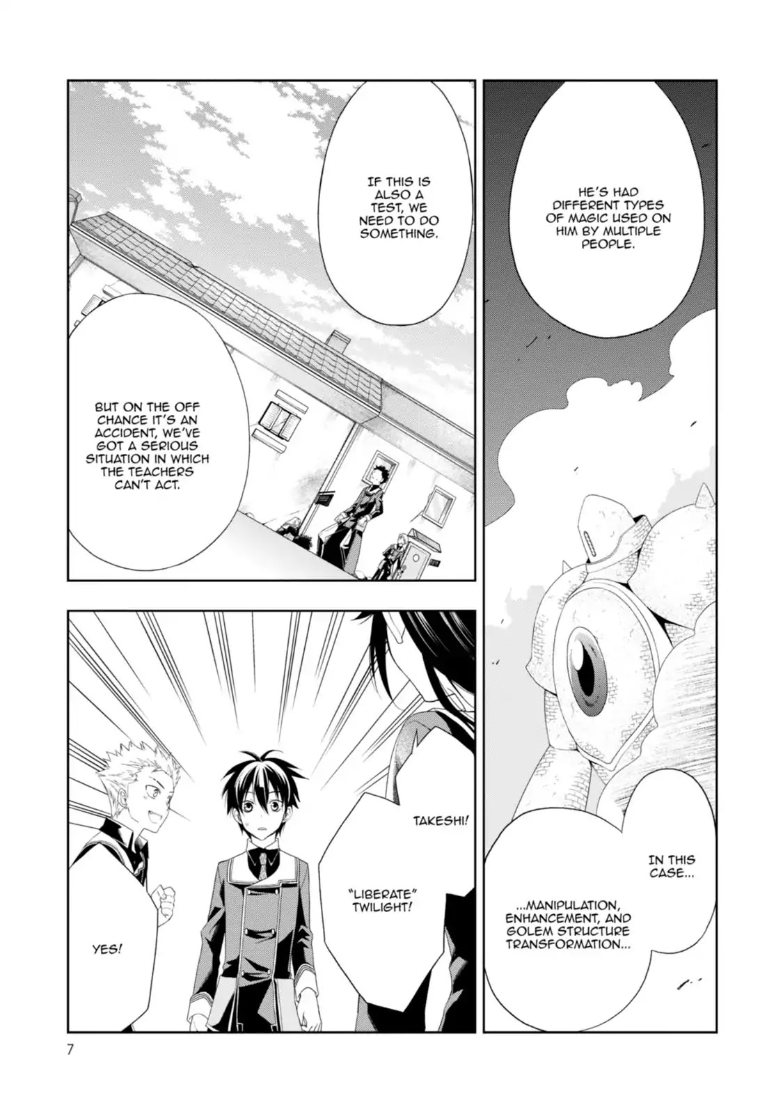 Mahou Sensou Chapter 13 page 8 - Chapter 13: Quartet in the Test